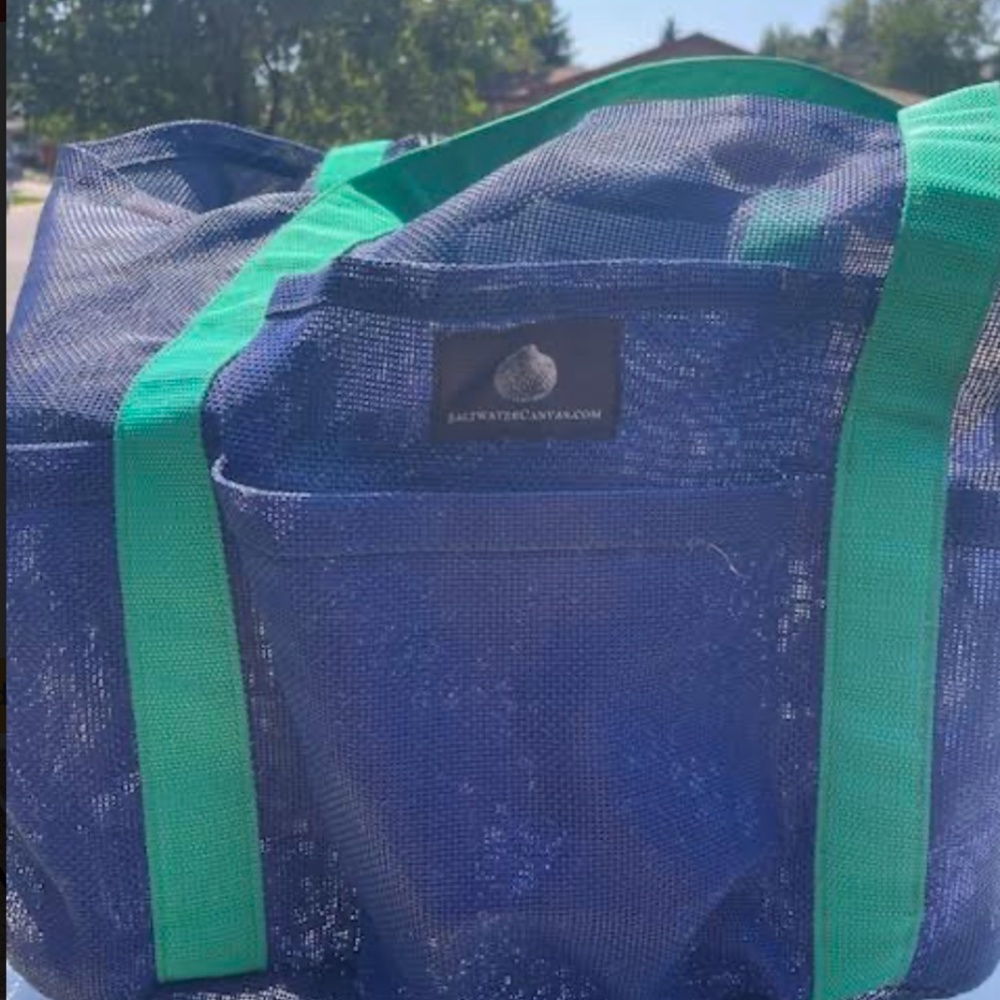 Salt Water Canvas Beach Bag